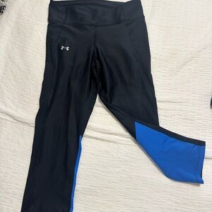 Under Armour Black and Blue Leggings